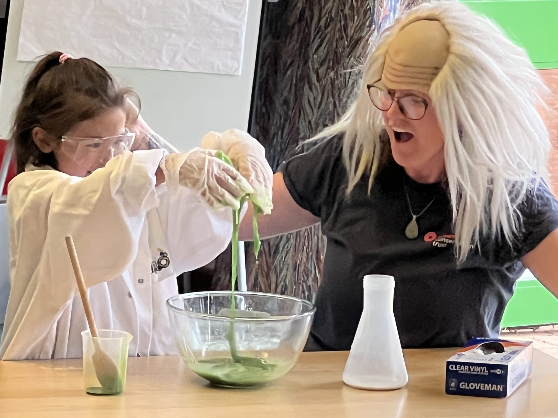 experiment at our learning outreach program 